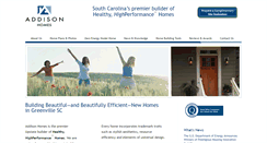 Desktop Screenshot of addison-homes.com