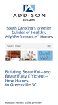 Mobile Screenshot of addison-homes.com